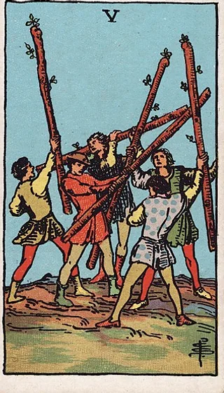 Five of Wands